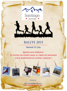 Affiche Rallye Santiago Accueil