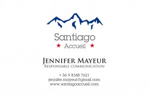Carte de visite Santiago Accueil